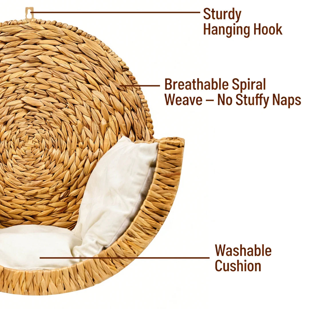 Nestwyn™ Handwoven Cat Bed